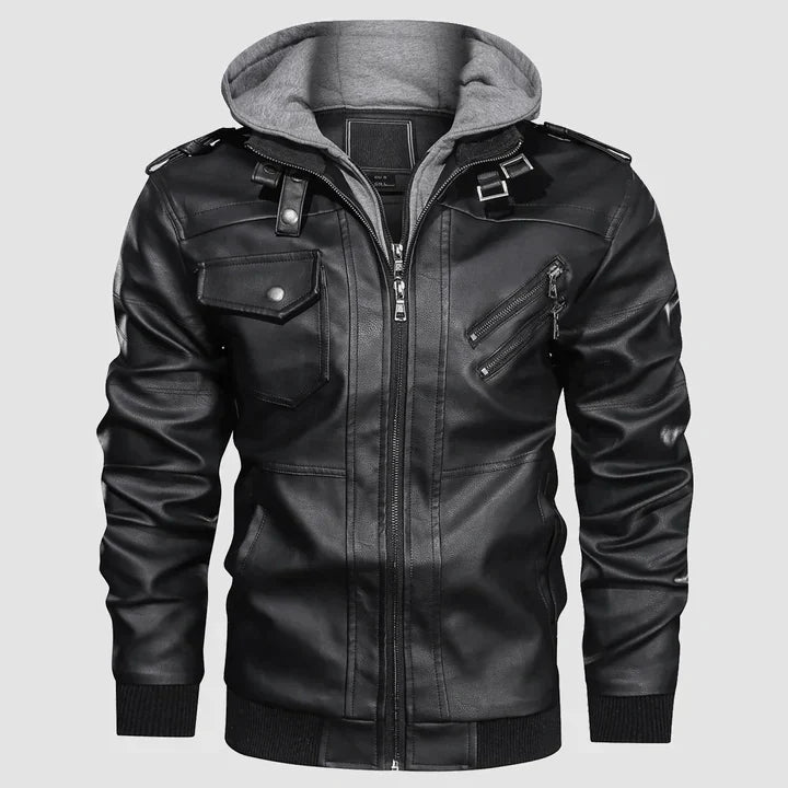 Maverick Men's Jacket | Premium Leather Blend, Urban Style 2