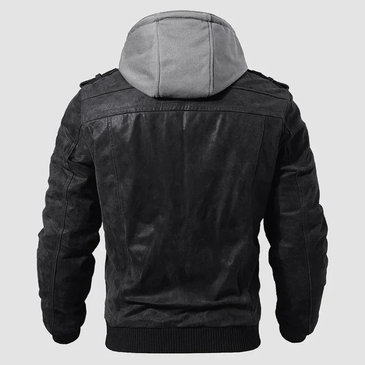 Maverick Men's Jacket | Premium Leather Blend, Urban Style 3