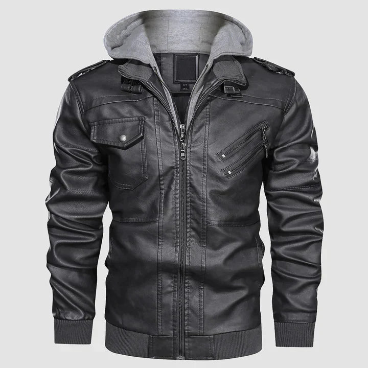 Maverick Men's Jacket | Premium Leather Blend, Urban Style 4