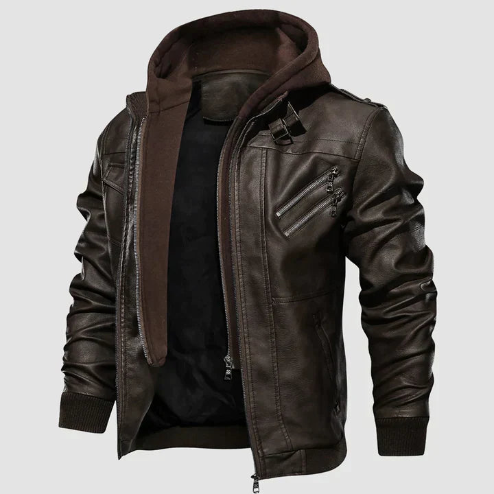 Maverick Men's Jacket | Premium Leather Blend, Urban Style 8