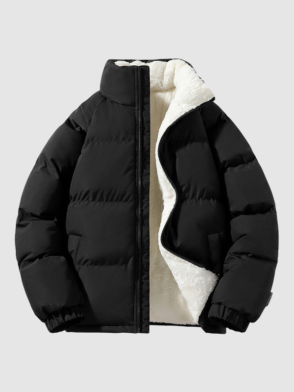 Maxi Puffer Jacket for Men | Fleece Lining, Lightweight, Modern Fit