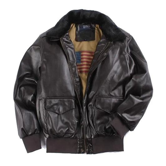 Maxim Men's Leather Jacket | Insulated Winter Motorcycle Wear 0