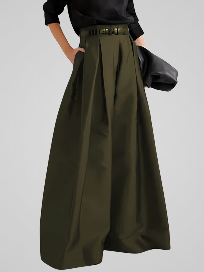 SORENA | Elegant Maxi Skirt-Pants with High Waist for Any Occasion