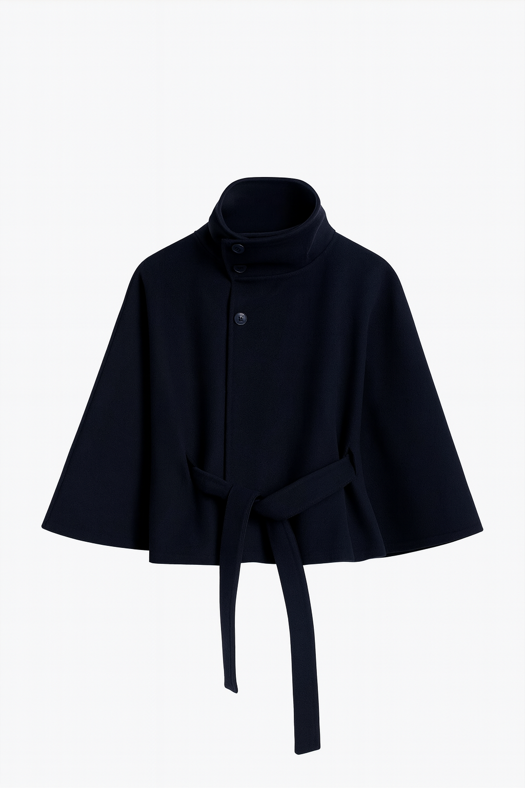 Maya Ladies Cape Jacket | Luxe Wool Blend, Elegant Design