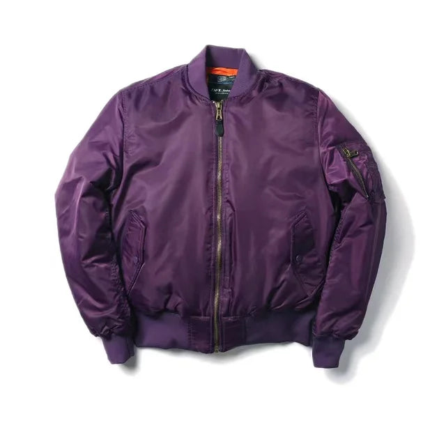 Classic MA-1 Bomber Jacket for Women | Windproof and Water-Repellent Pilot Jacket