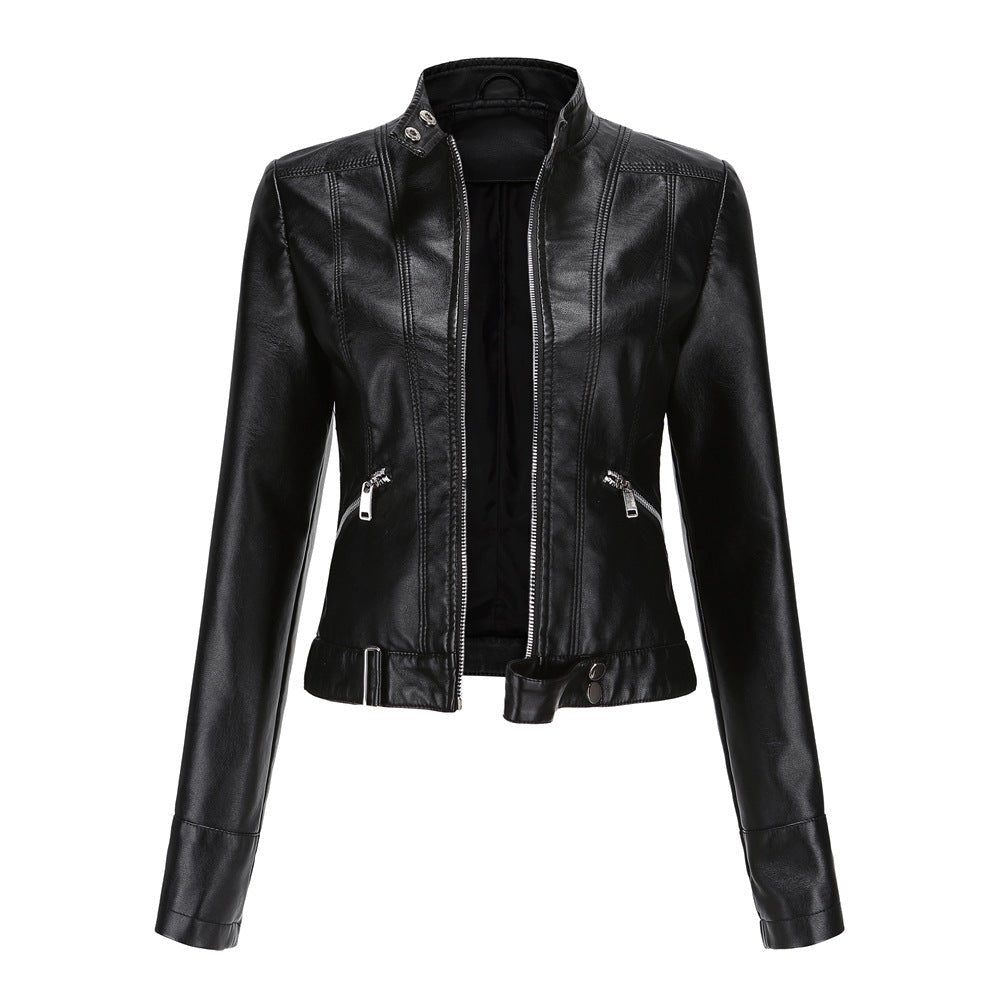 Mila Women's Leather Jacket | Synthetic Leather, Tailored Fit