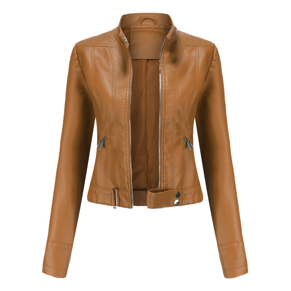 Mila Women's Leather Jacket | Synthetic Leather, Tailored Fit