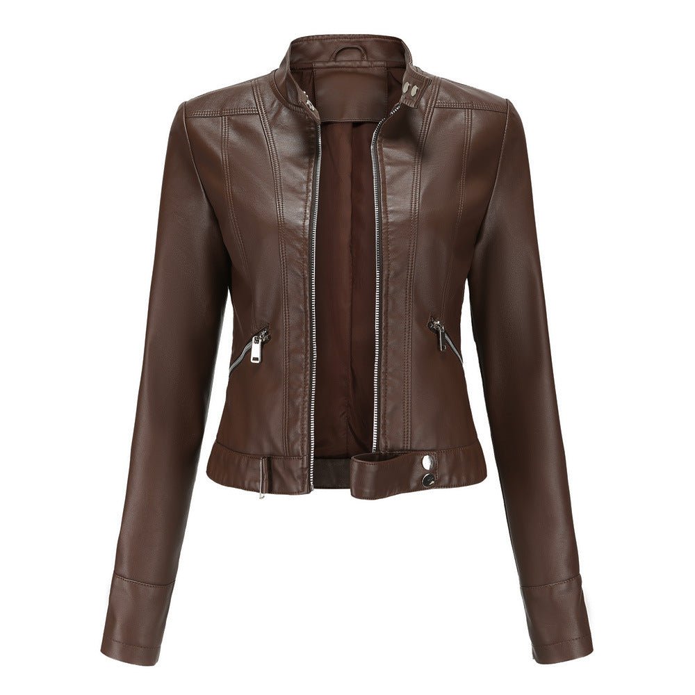 Mila Women's Leather Jacket | Synthetic Leather, Tailored Fit