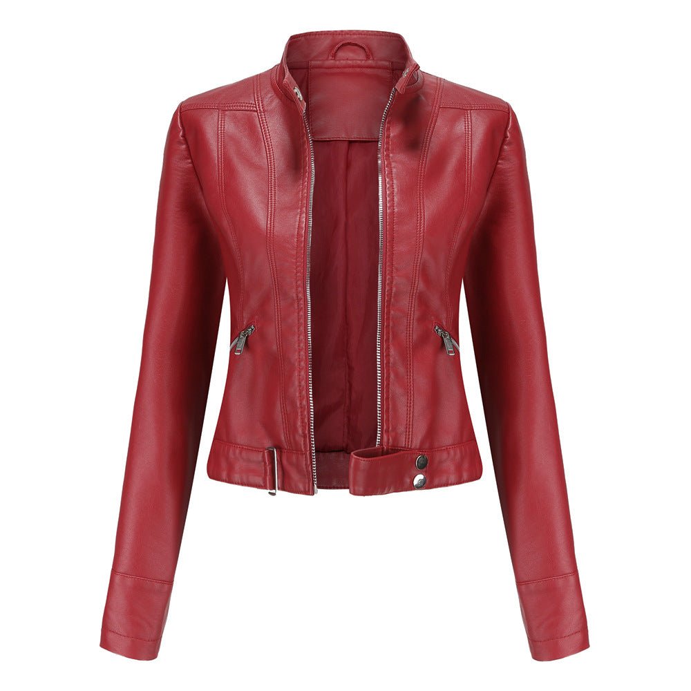 Mila Women's Leather Jacket | Synthetic Leather, Tailored Fit