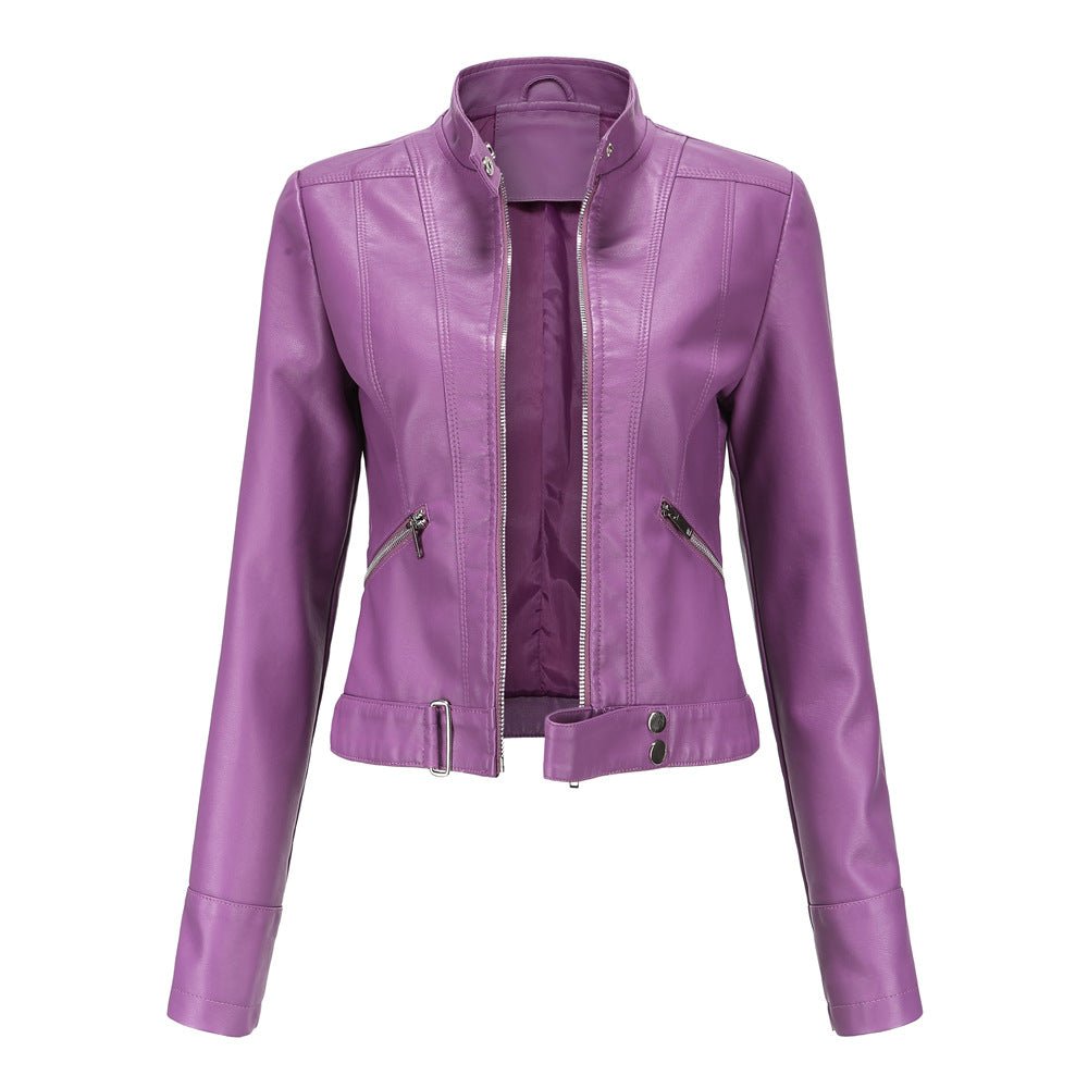 Mila Women's Leather Jacket | Synthetic Leather, Tailored Fit