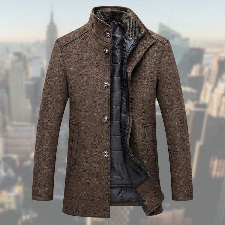 Milan Men's Coat | Premium Fabrics, Timeless Design