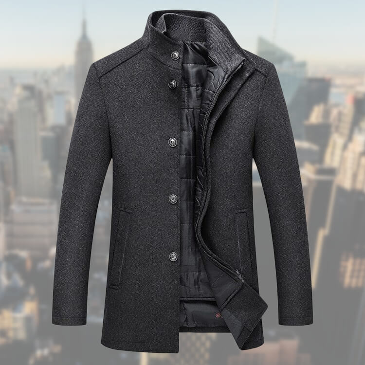Milan Men's Coat | Premium Fabrics, Timeless Design