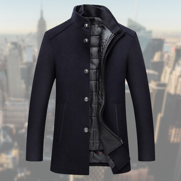 Milan Men's Coat | Premium Fabrics, Timeless Design