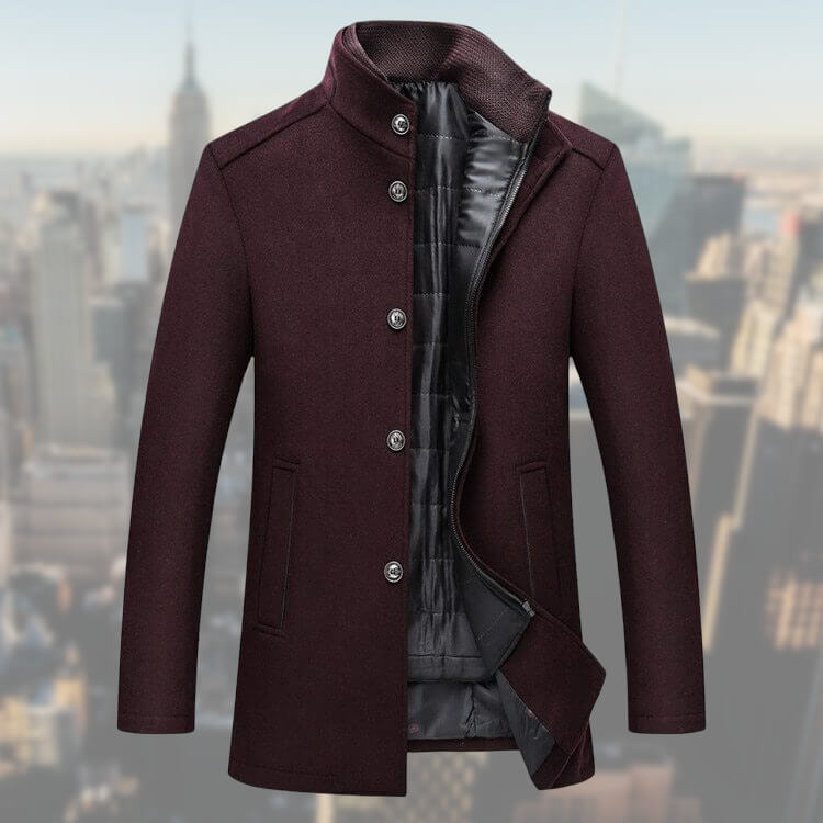 Milan Men's Coat | Premium Fabrics, Timeless Design