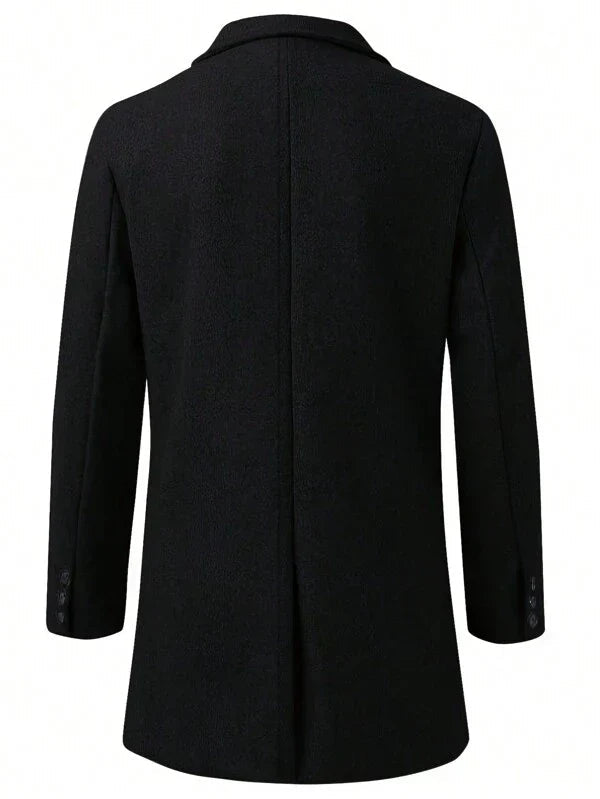 Men's Trench Coat | Brown, Relaxed Fit for Autumn and Winter