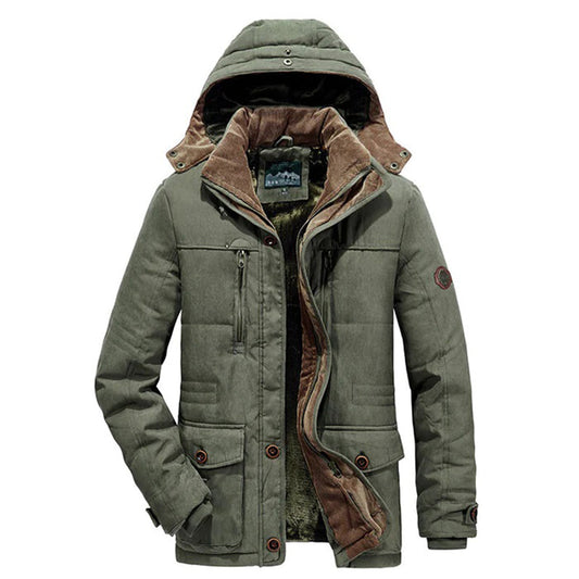 Milan Men's Winter Jacket | Warm Fleece Lining, Rugged Design