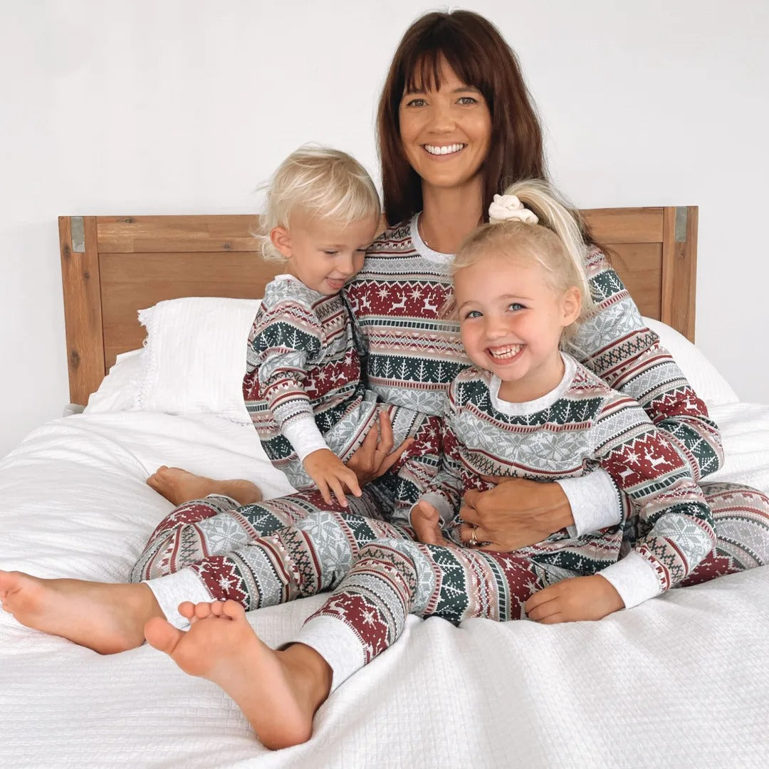 Milo Family Christmas Pajama Set | Knitted Cotton, Comfortable and Warm