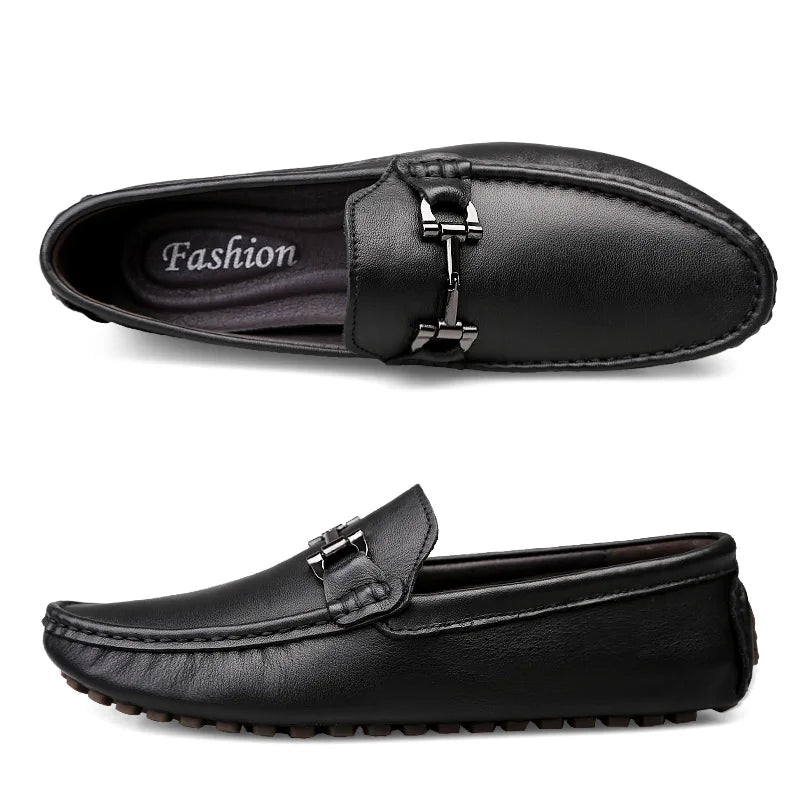 Milo Men's Moccasins | Breathable PU Leather, Comfortable and Stylish