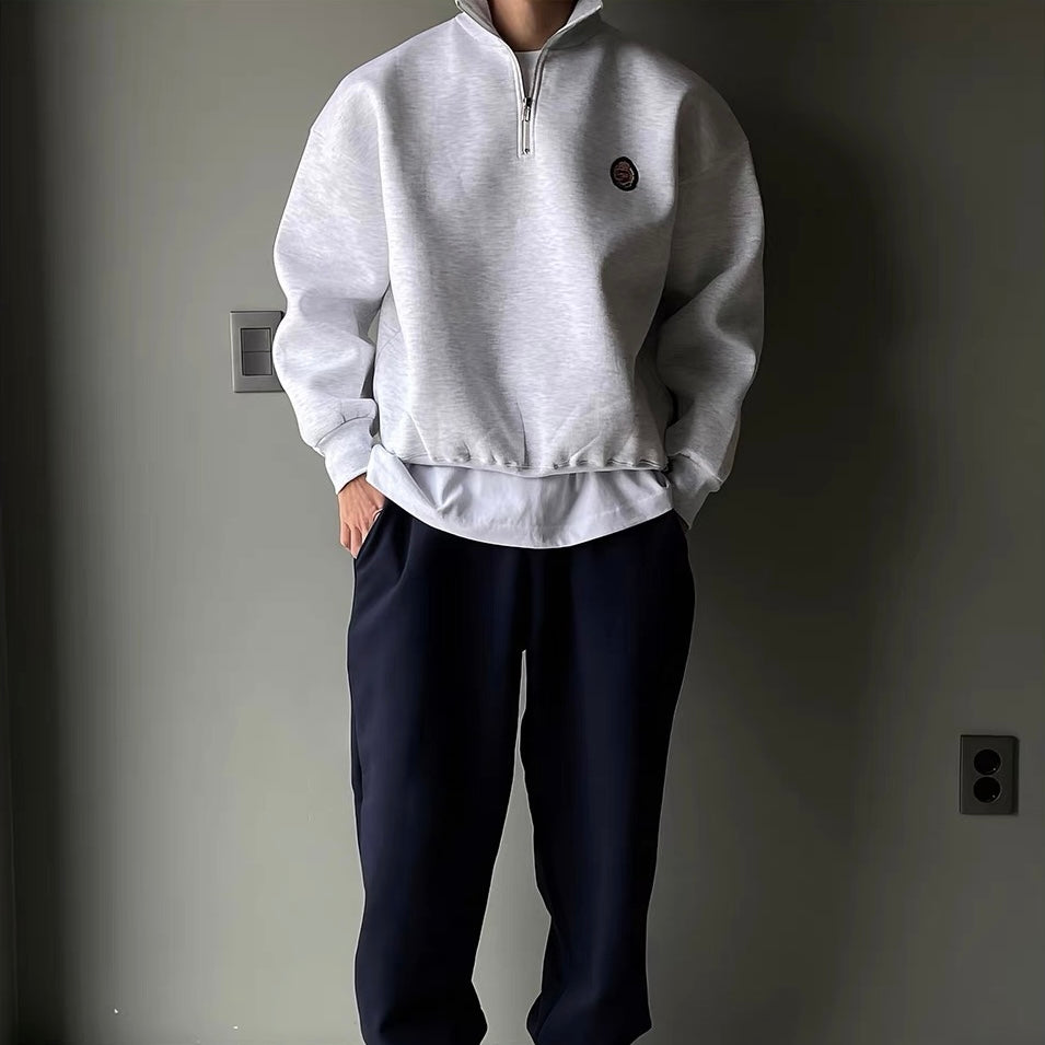 Milo Men's Sweater | Soft Cotton-Polyester Blend, Casual