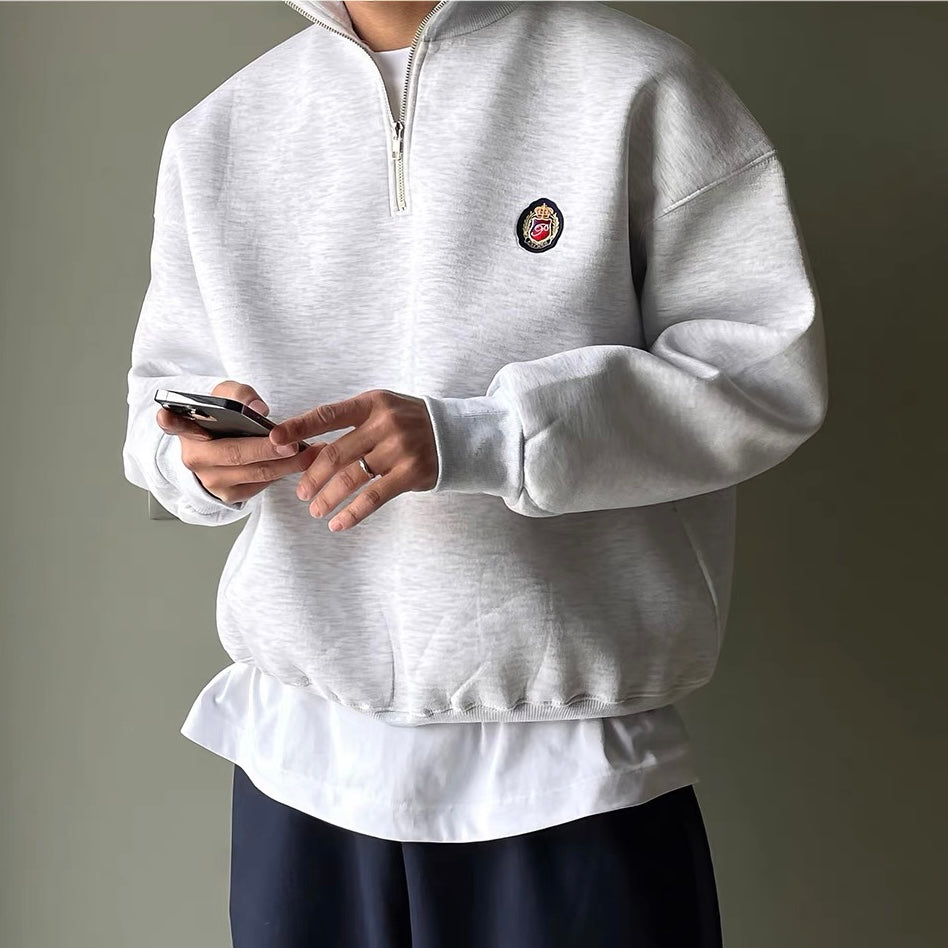 Milo Men's Sweater | Soft Cotton-Polyester Blend, Casual