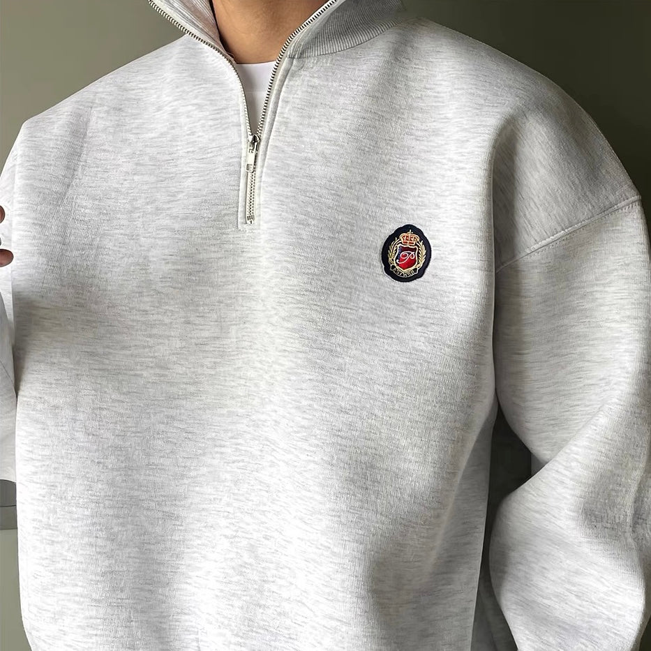 Milo Men's Sweater | Soft Cotton-Polyester Blend, Casual