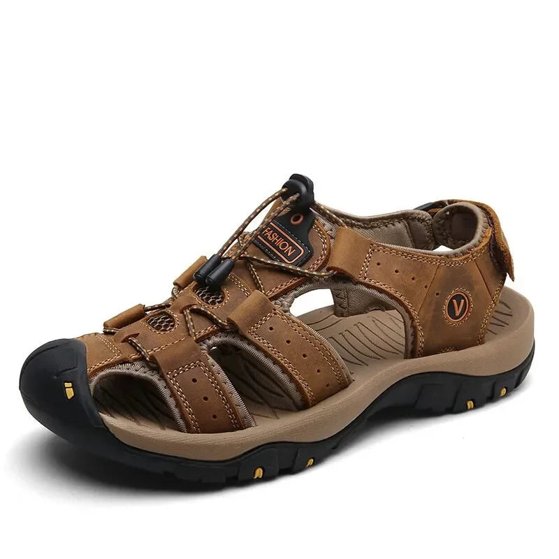 Milo Men's Hiking Sandals | Premium Leather, Comfortable and Durable