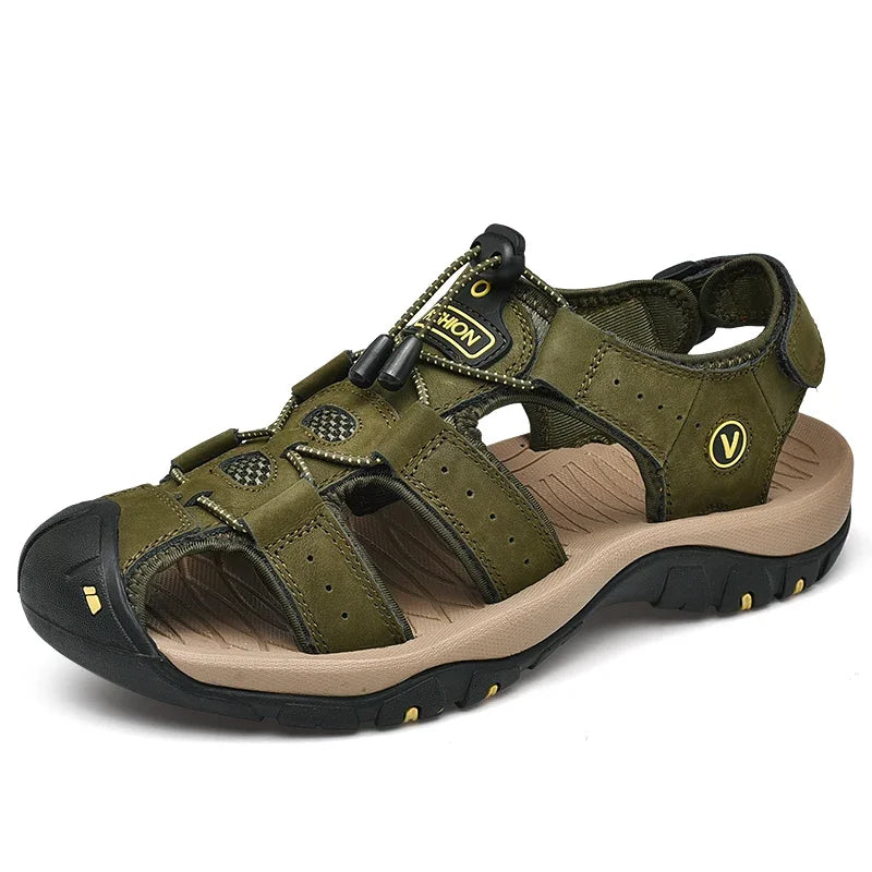Milo Men's Hiking Sandals | Premium Leather, Comfortable and Durable