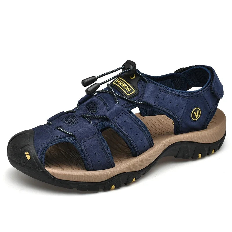 Milo Men's Hiking Sandals | Premium Leather, Comfortable and Durable
