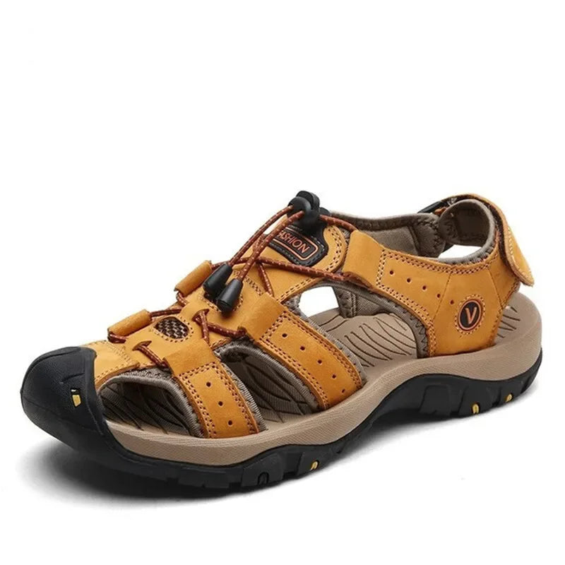Milo Men's Hiking Sandals | Premium Leather, Comfortable and Durable