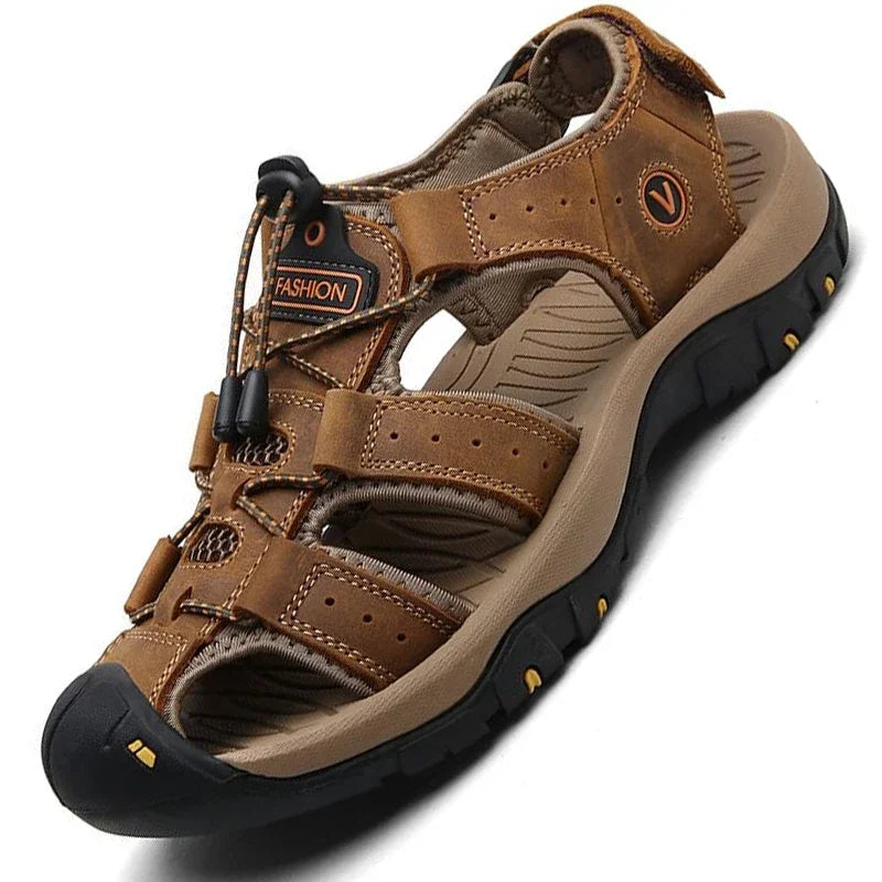 Milo Men's Hiking Sandals | Premium Leather, Comfortable and Durable