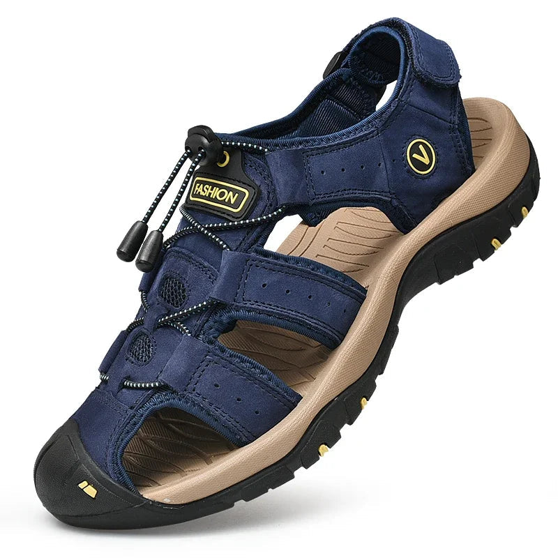Milo Men's Hiking Sandals | Premium Leather, Comfortable and Durable