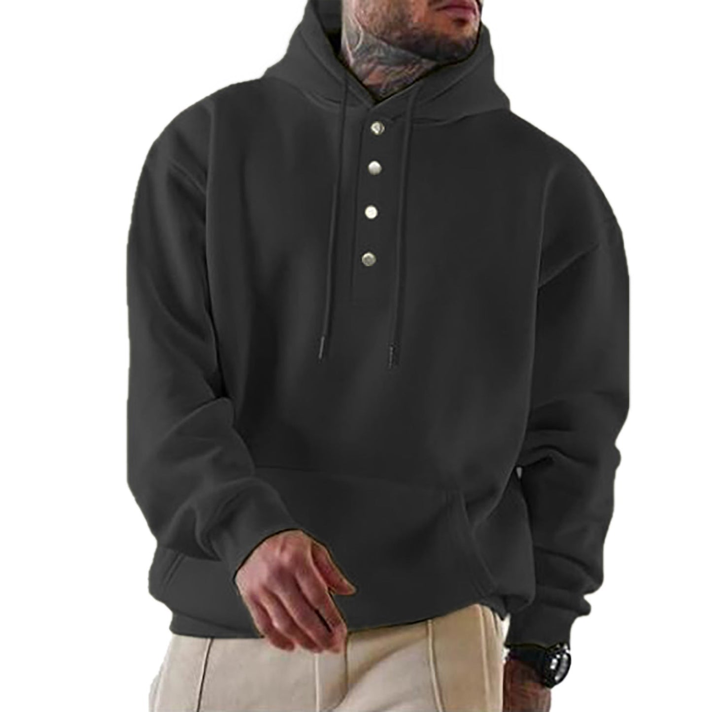 Milo Men's Hoodie | Soft Cotton Blend, Casual Style 2