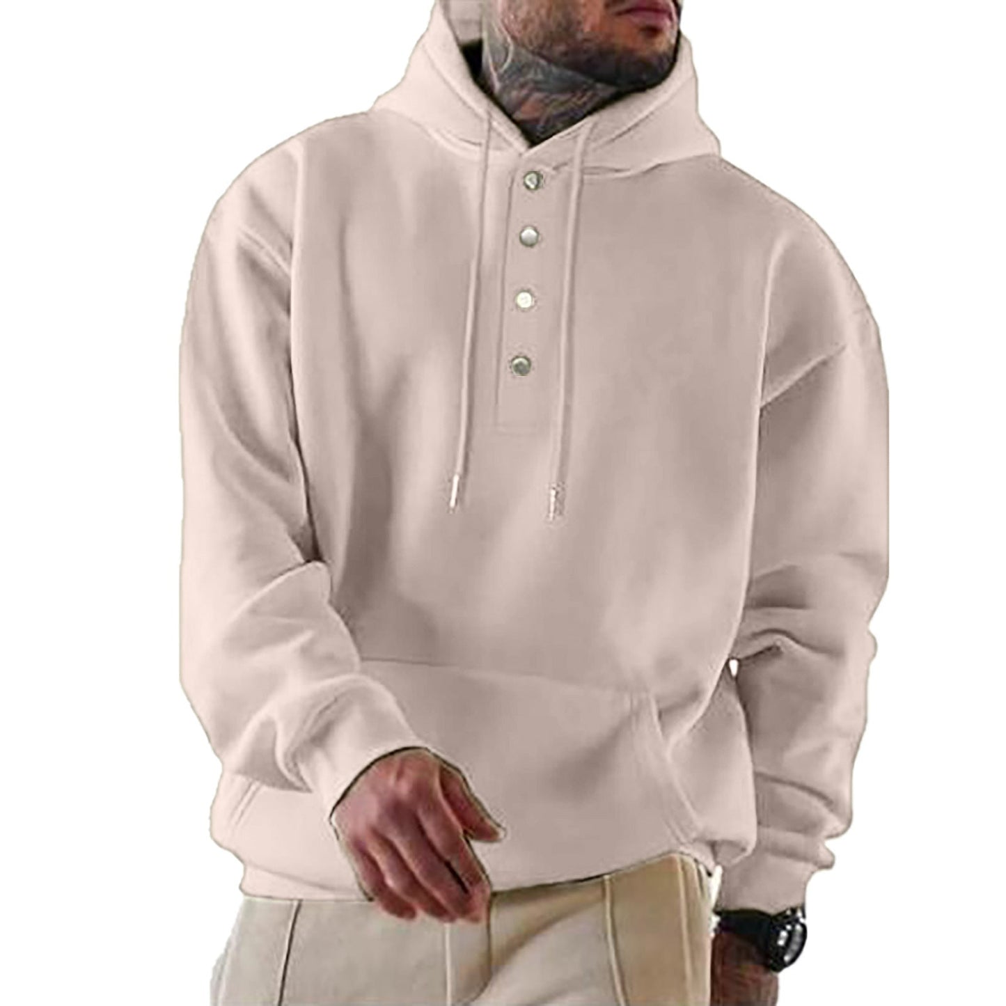 Milo Men's Hoodie | Soft Cotton Blend, Casual Style 5