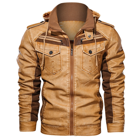 Milo Men's Jacket | Premium Grained Fabric, Timeless Design 0