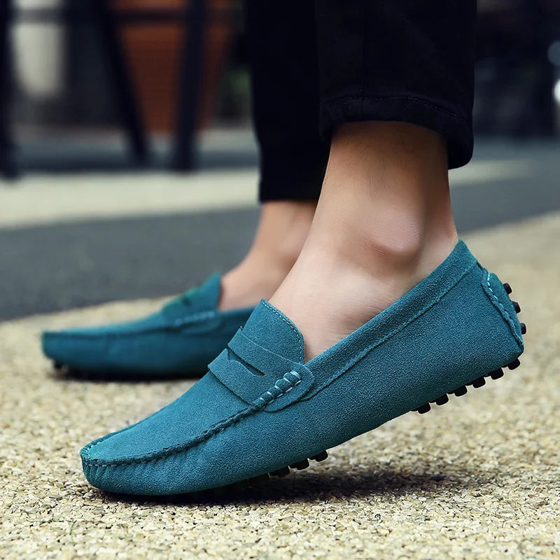 Milo Men's Moccasins | Premium Suede, Versatile Style 1