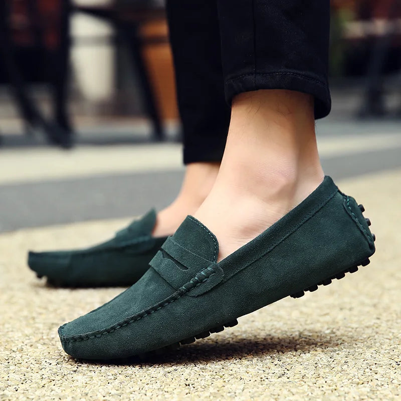 Milo Men's Moccasins | Premium Suede, Versatile Style 4