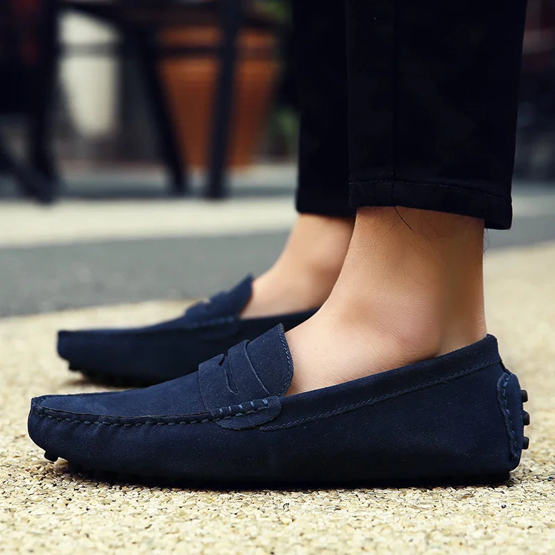 Milo Men's Moccasins | Premium Suede, Versatile Style 6