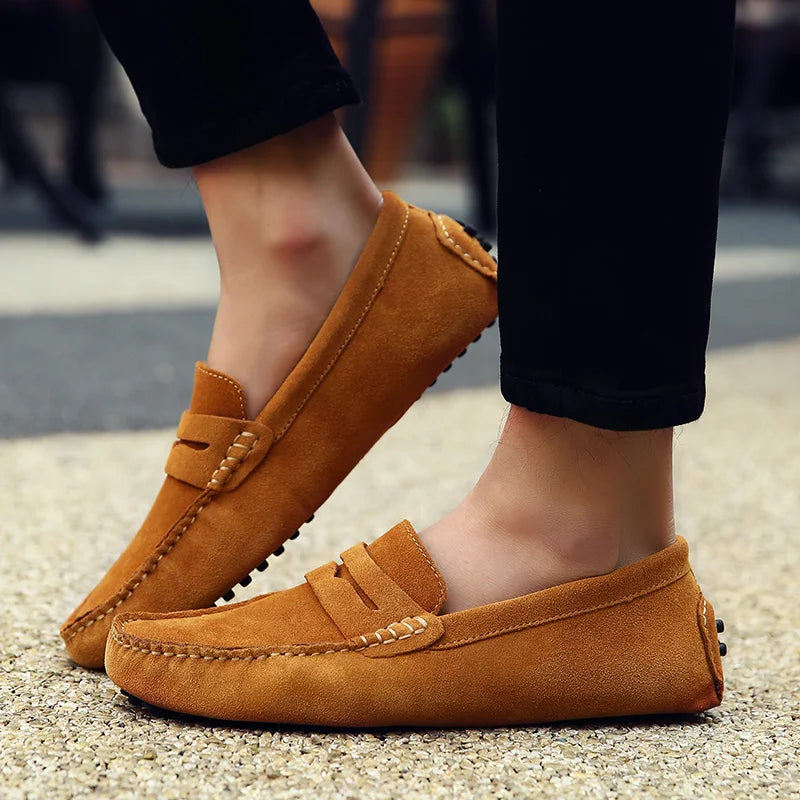 Milo Men's Moccasins | Premium Suede, Versatile Style 7