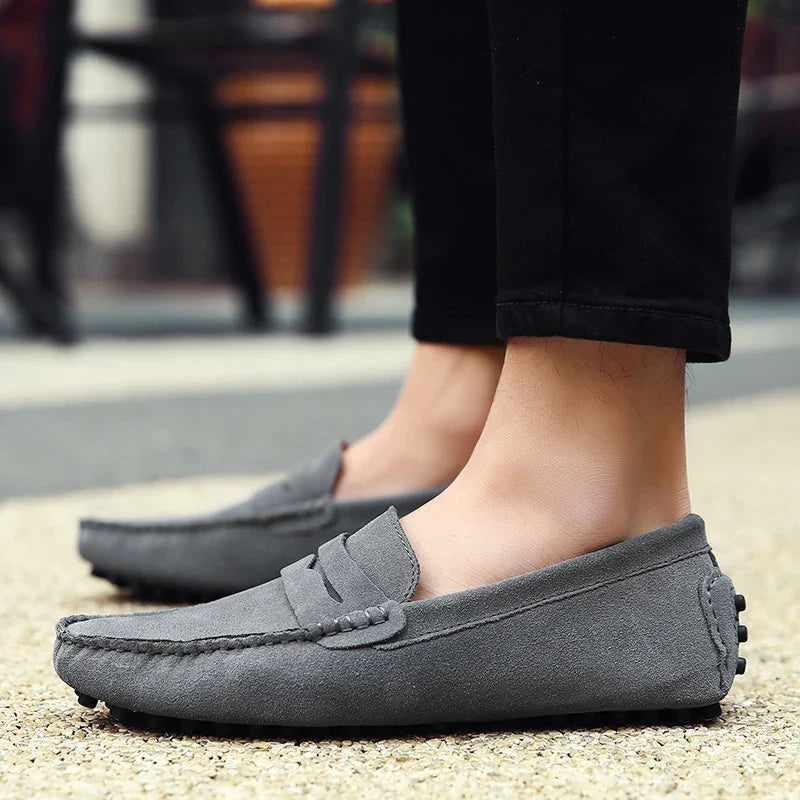 Milo Men's Moccasins | Premium Suede, Versatile Style 9