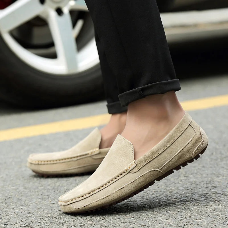 Milo Men's Moccasins | Soft Suede, Versatile Style 7