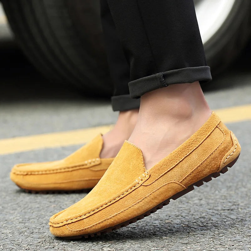 Milo Men's Moccasins | Soft Suede, Versatile Style 8