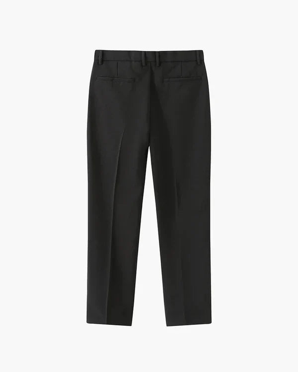 Milo Men's Tapered Cropped Trousers | Soft Stretch Fabric Classic Fit 4
