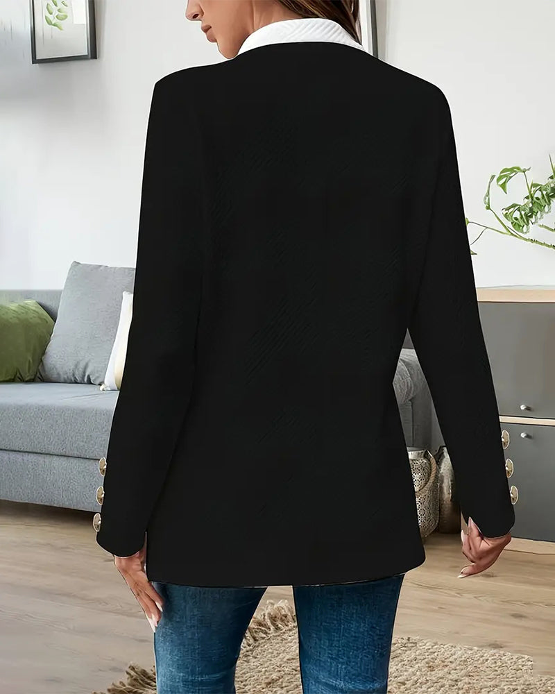 Milo Fashionable Jacket | Cotton Blend, Color Block