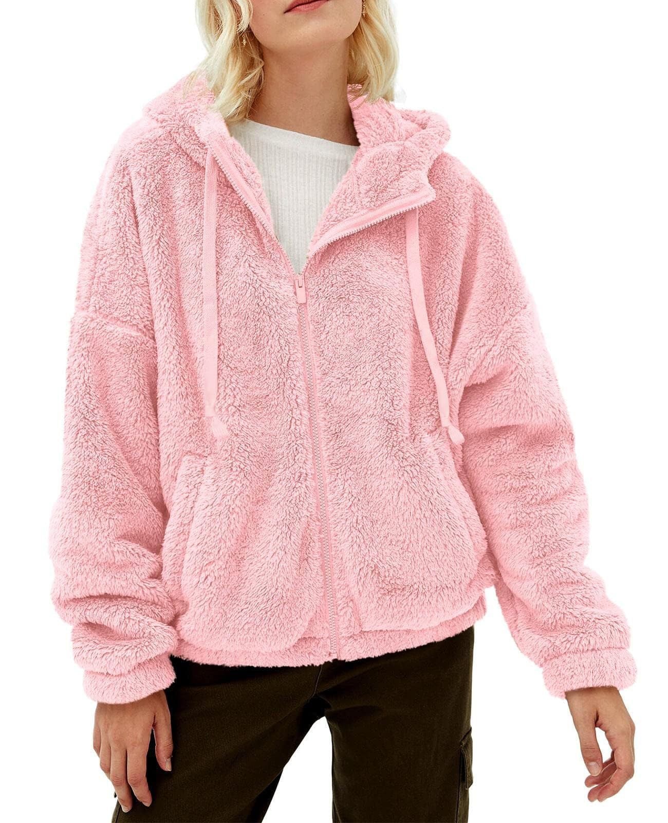 Mira Women's Fleece Jacket | Comfortable Hood, Warm and Practical