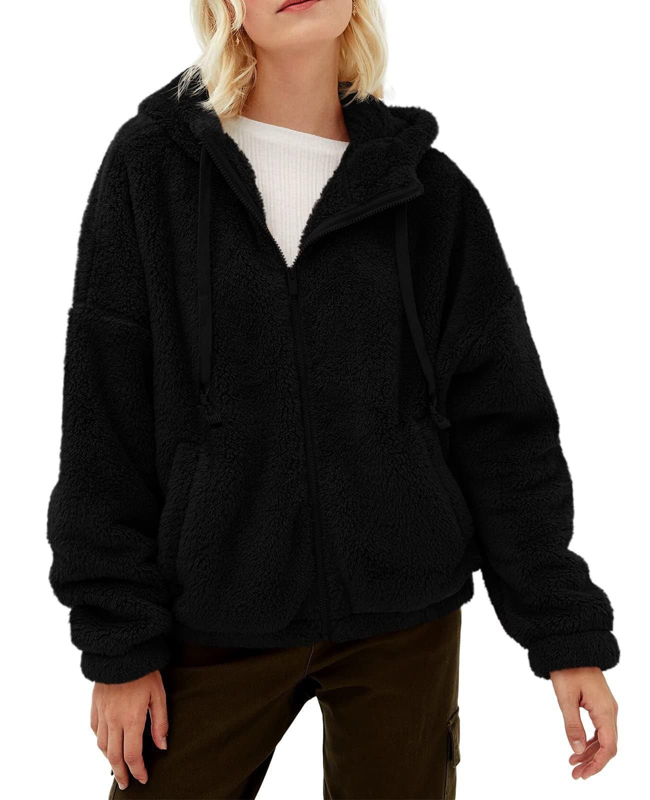 Mira Women's Fleece Jacket | Comfortable Hood, Warm and Practical