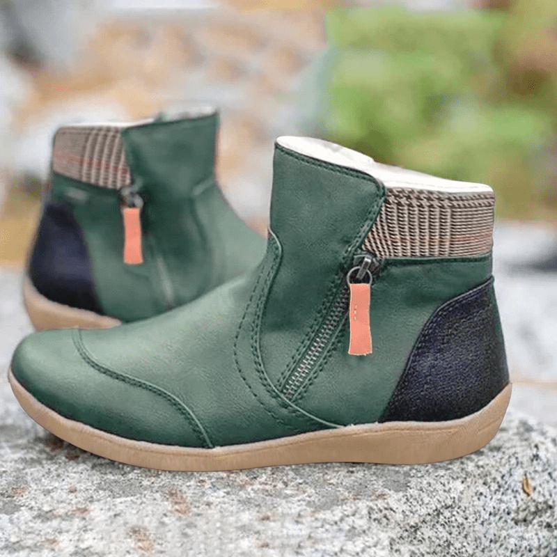Mira Women's Boots | Waterproof Leather, Orthopedic Comfort