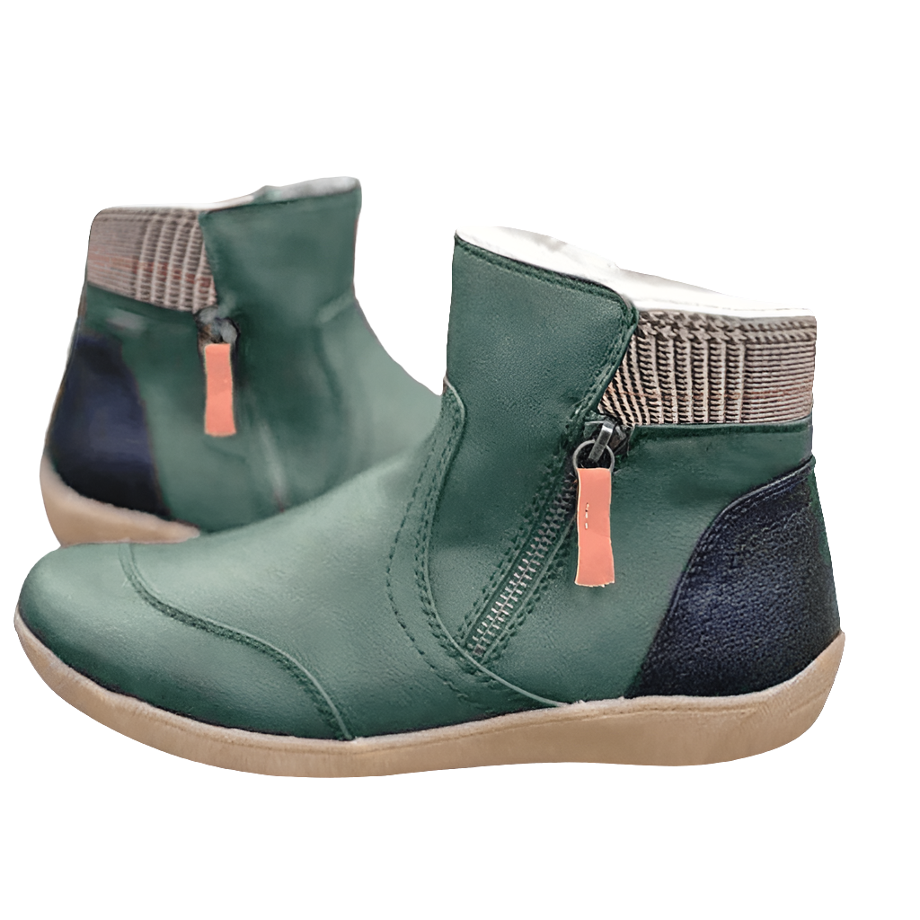 Mira Women's Boots | Waterproof Leather, Orthopedic Comfort
