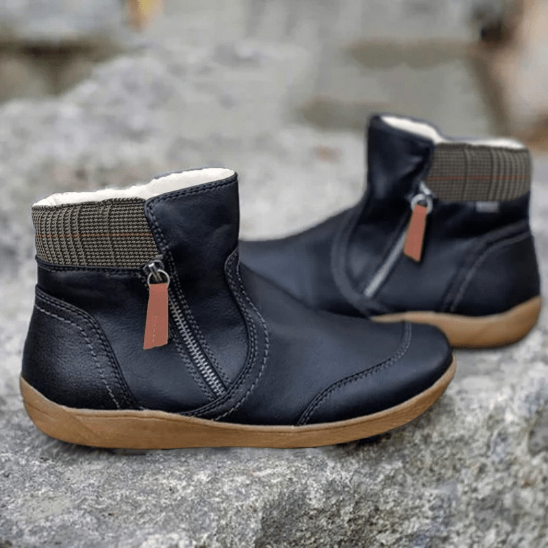 Mira Women's Boots | Waterproof Leather, Orthopedic Comfort