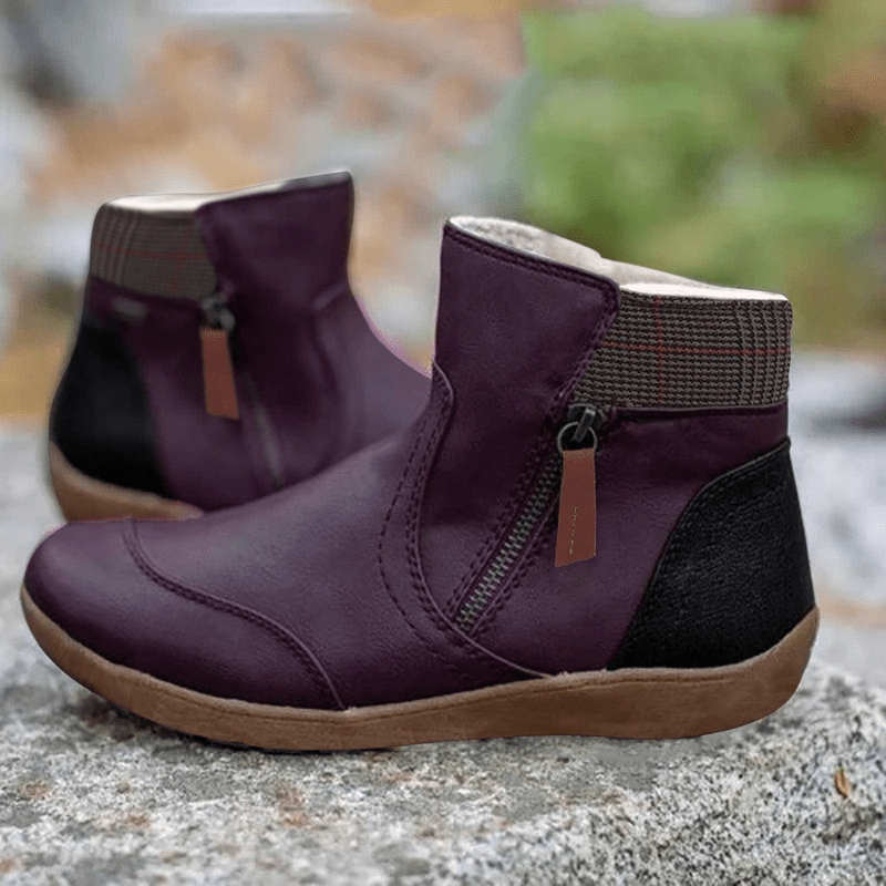 Mira Women's Boots | Waterproof Leather, Orthopedic Comfort