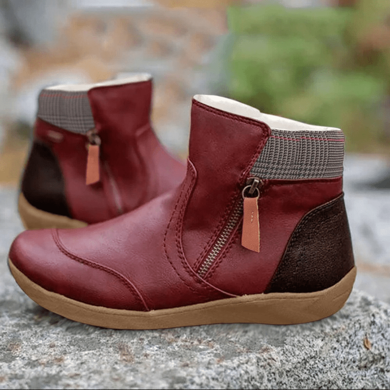 Mira Women's Boots | Waterproof Leather, Orthopedic Comfort